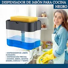 Porta esponja con dispenser de jabon